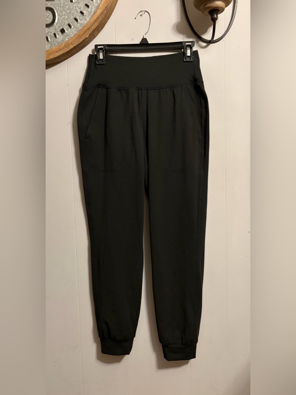 DSG Black Pull-On Dress Pants with Elastic Cuffs